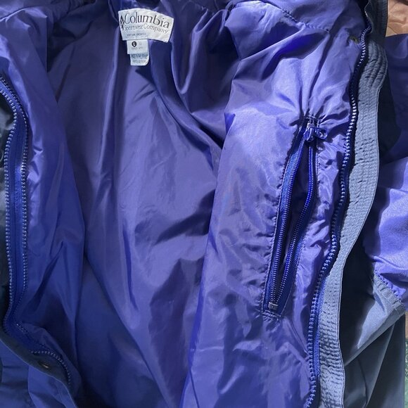 Columbia Bugaboo Jacket Womens L Purple Windbreaker Outdoor Gorpcore - Picture 10 of 10